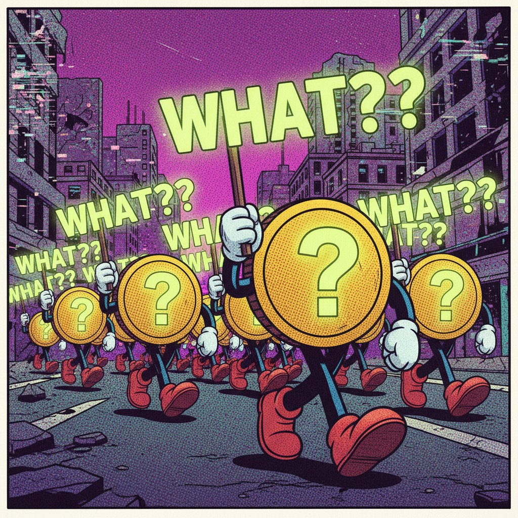 WhatCoinHQ's tweet photo. $WHAT COMMUNITY? WE ARE ALL CONFUSED TOGETHER. https://t.co/0vdxgZ7LL9
