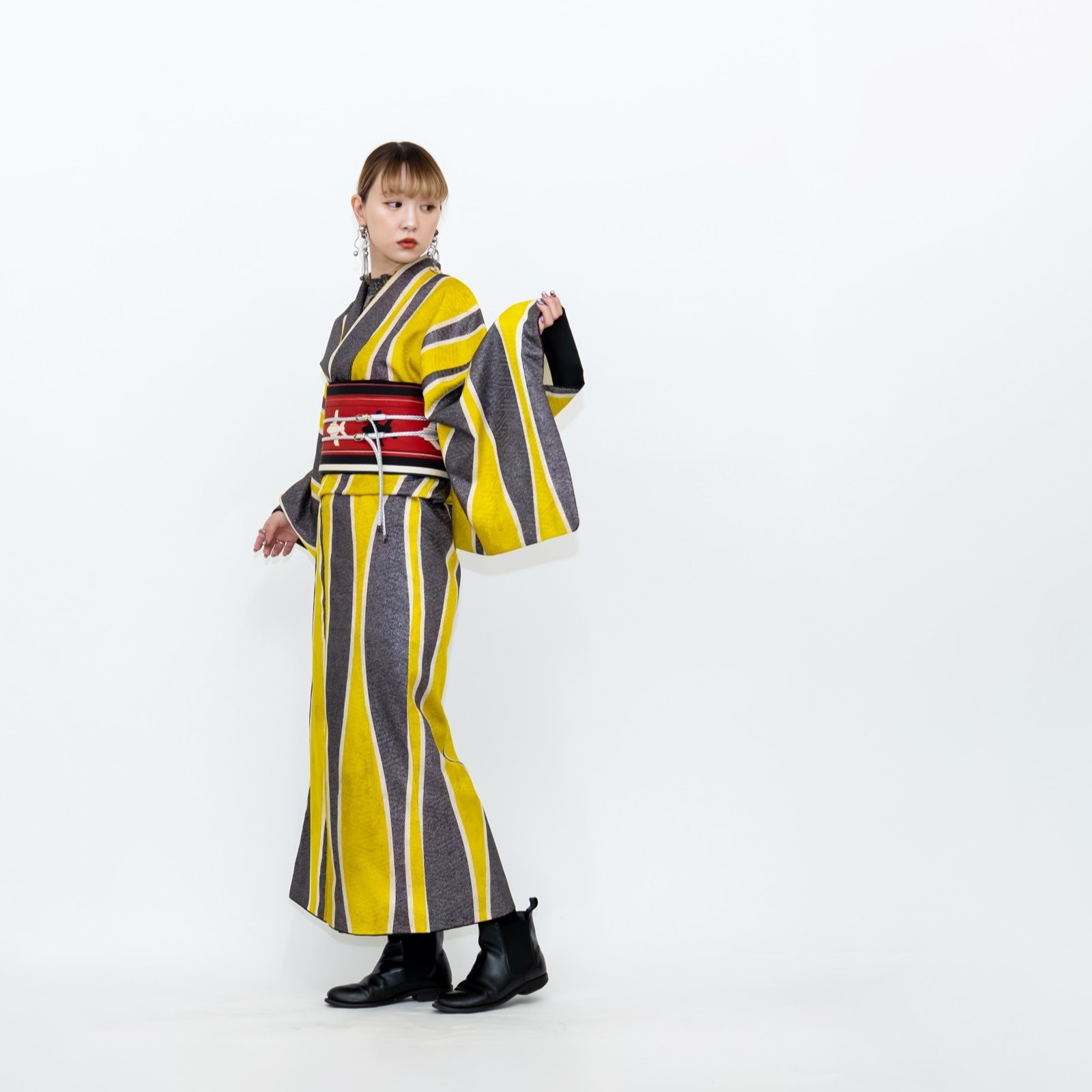 みどりのなみへい⚫︎撞木　着物　反物　帯　展示台　76㌢×4本 みどりのなみへい⚫︎撞木 着物 反物 帯 展示台 76㌢×4本