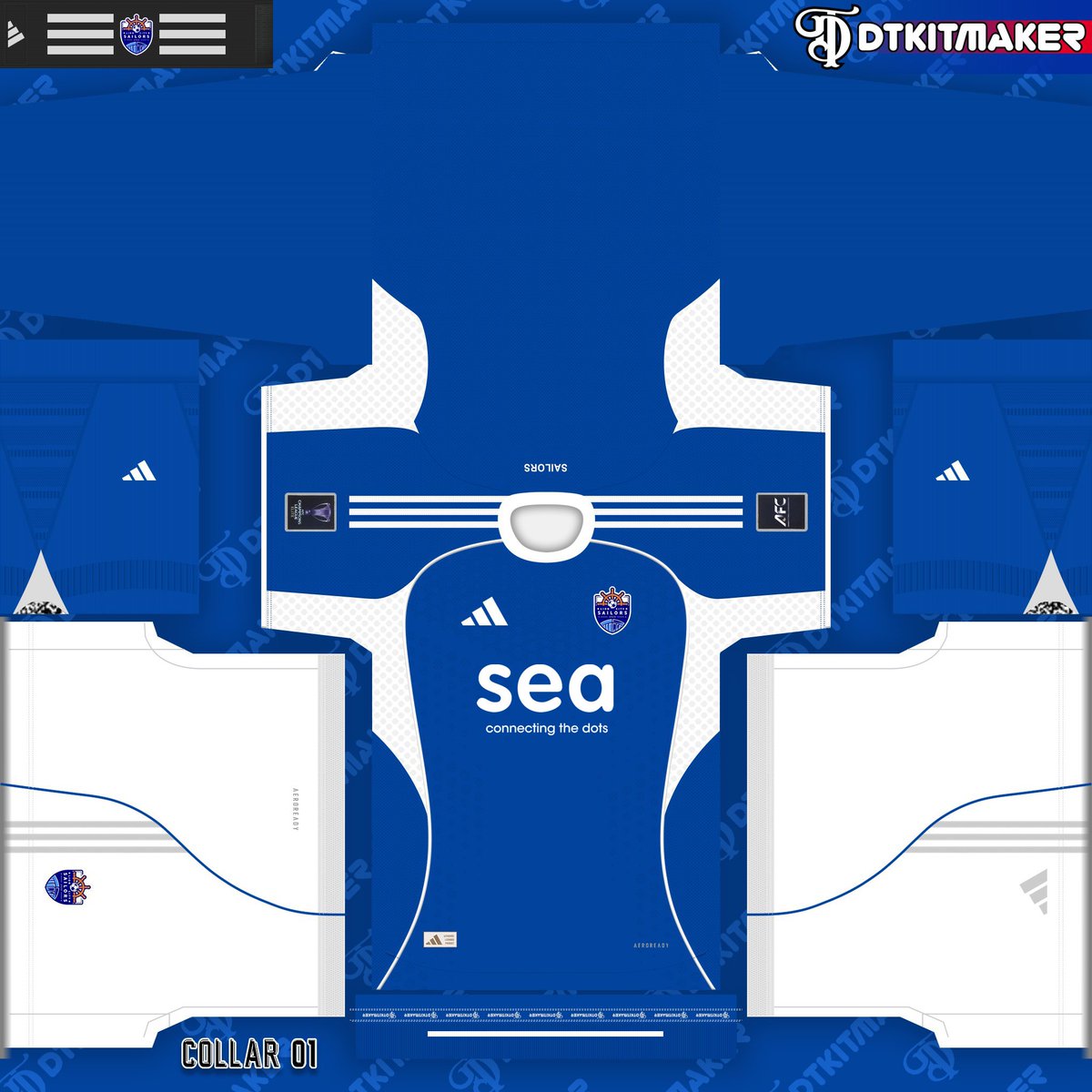 PleumPesKit's tweet photo. Lion city sailors ACL pes 2021 kit season 2025-26.
league &amp; ACL    
- home     
- away     
- gk 1     
- gk 2      

home &amp; away Credit : @DaryThul10 
Gk1 &amp; Gk2 Credit : @KitManCal   

Link for google drive >>
https://t.co/buJj4JpVBg 

#pes2021 #SLeague #LioncitySailors https://t.co/k1Q7L5Wfpw