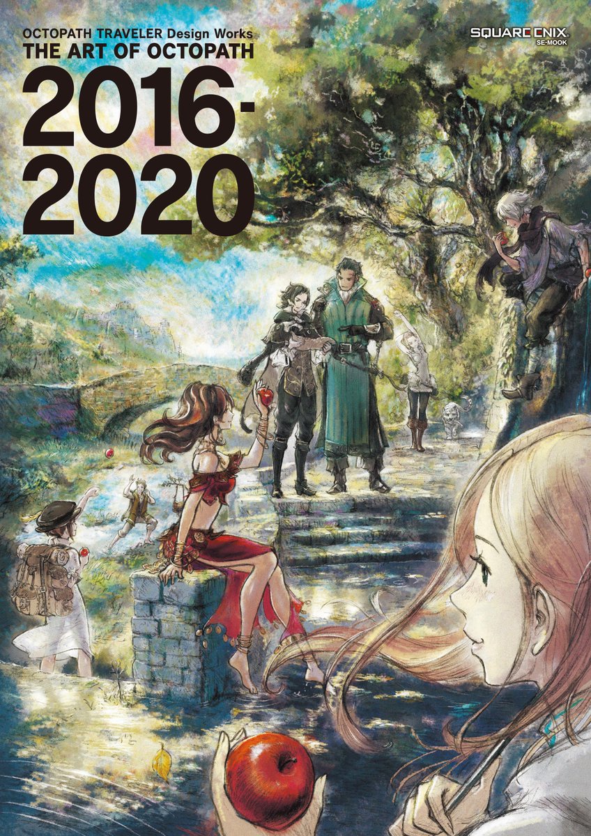 SQEX_GAMEGUIDE's tweet image. 【2025年10月28日】で「OCTOPATH TRAVELER 大陸の覇者」サービス開始5周年🎉
#オクトラ大陸の覇者 のイメージアートやキャラクターイラスト、設定画やラフスケッチ、ドット絵に至るまでをたっぷり収録した「OCTOPATH TRAVELER Design Works THE ART OF OCTOPATH」シリーズ、発売中です📕…