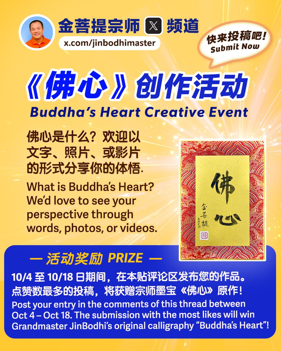 金菩提宗师 Master JinBodhi tweet media