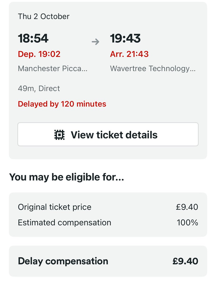 stinkyhoe029's tweet photo. Train hit the two hour delay mark on the dot #full refund hell yeah https://t.co/DRKMiUC8hZ