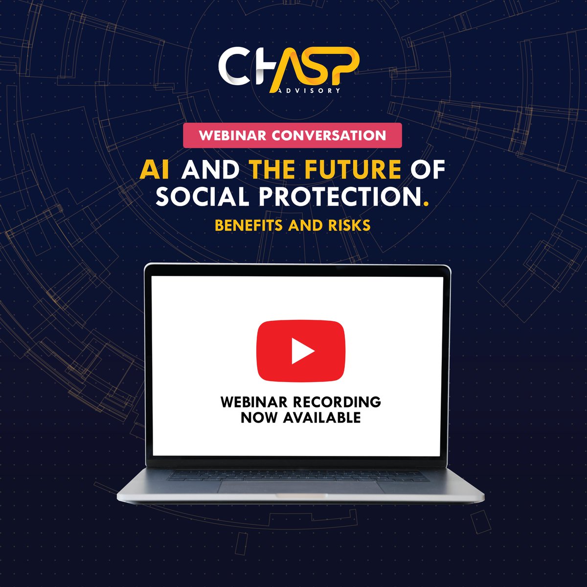 🎥 Webinar Recording Now Available

Catch the discussion on AI and the Future of Social Protection – Benefits and Risks.

📺 Watch now and be part of the conversation: youtu.be/C65WYNL3SRk

#ArtificialIntelligence #SocialProtection #AIforGood #AI