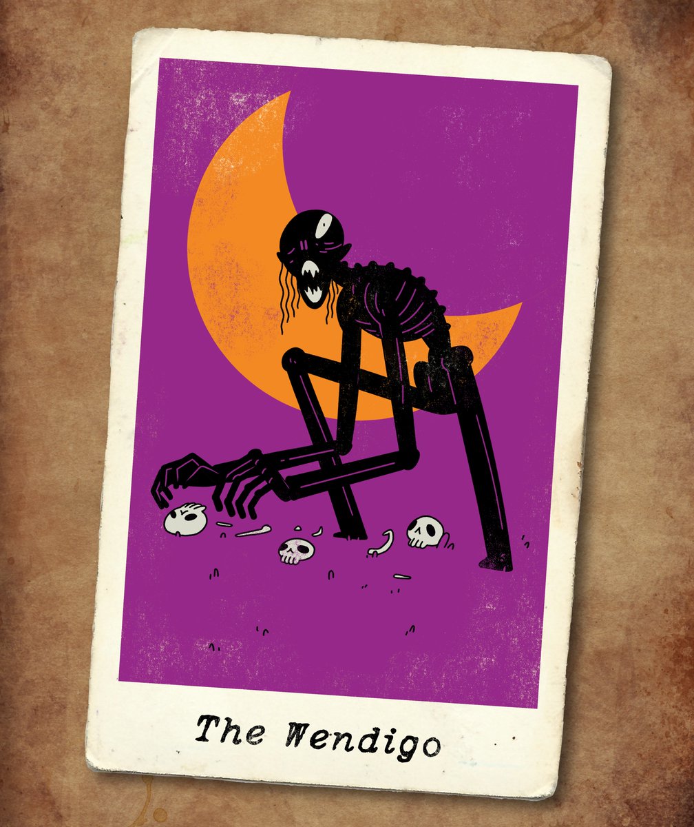 Spooktober Day 3: The Wendigo. 
Evil spirit originating from Algonquian folklore.
It is said to cause its victims a feeling of insatiable hunger, the desire to eat other humans, and the propensity to commit murder.