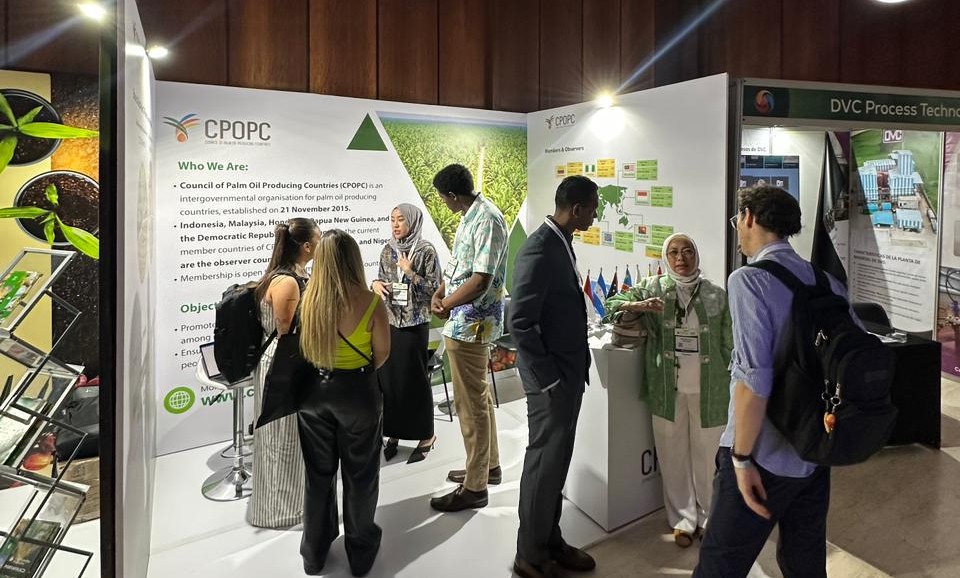 The CPOPC Secretariat successfully participated in the 21st International Palm Oil Conference in Cartagena, Colombia, through its exhibition booth. The conference served as a strategic platform to engage with stakeholders, exchange insights on the global palm oil sector, and