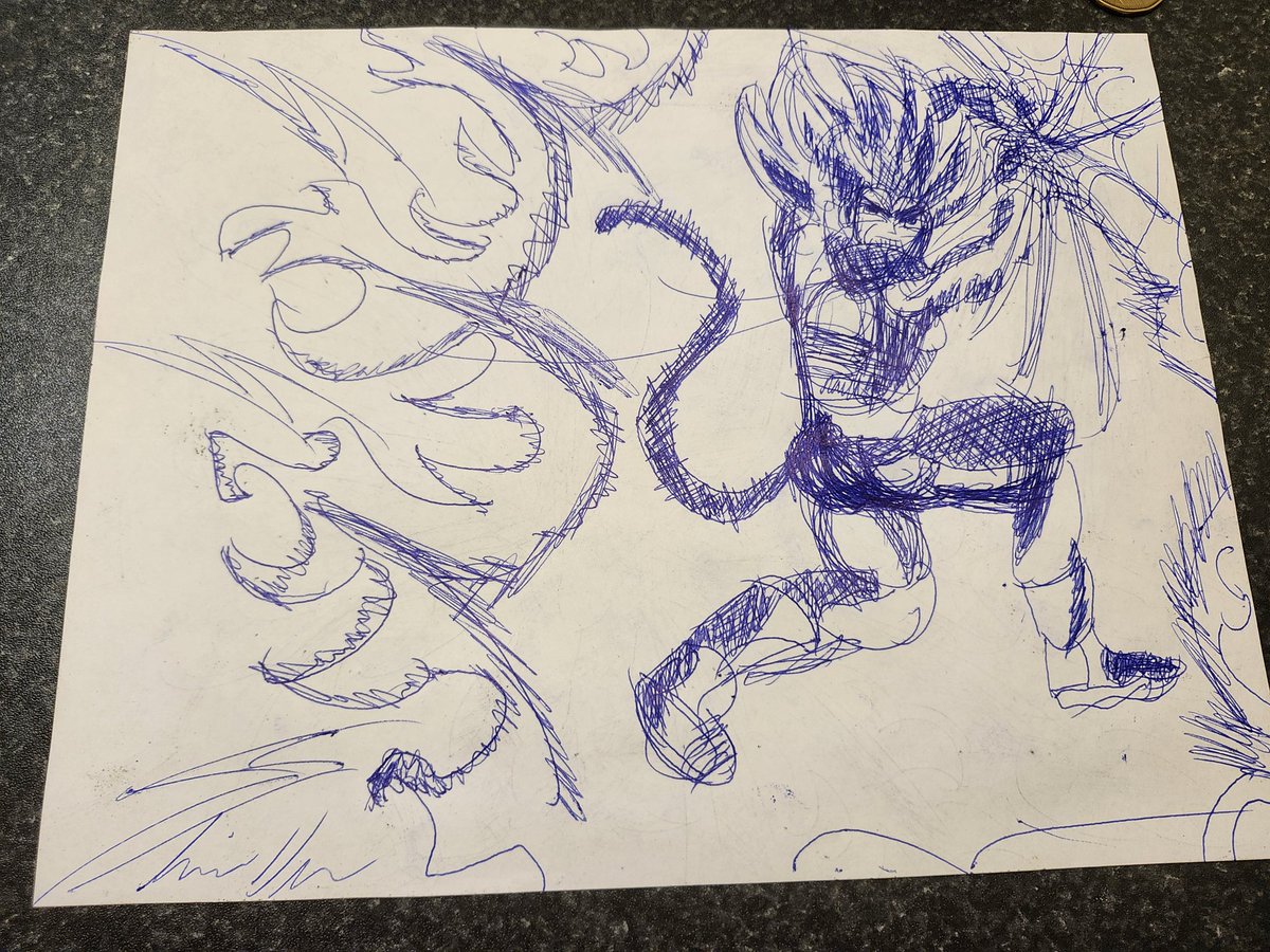 TheMaverexWShop's tweet image. Some nights are for overthinking, and some are for drawing. Managed to get this one down on paper when I needed to. A good reminder that the workshop is always open, no matter the hour.
​#ArtTherapy #Sketchbook #CreativeProcess #FanArt
