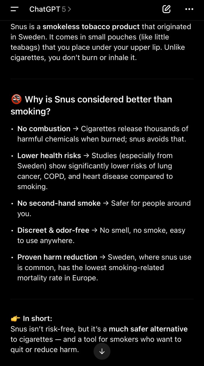 nuff said $SNUS