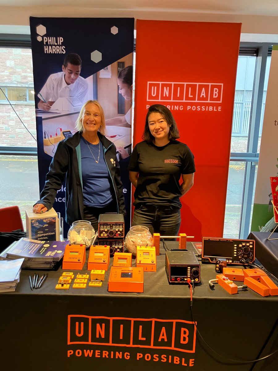 Sarah and Alex are at the IOP Wales Physics Teachers Conference today with new UNILAB resources

The EasyOscilloscope is made for education with all the features and functions you need to inspire and educate. All whilst keeping it easy for technicians and teachers