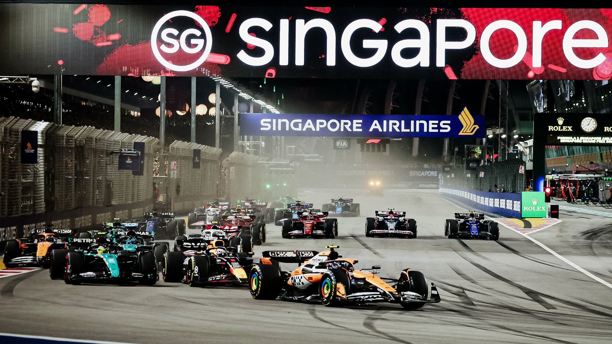 💥 LLEGA LA DECIMOCTAVA CARRERA DE LA F1 2025 # GRAN PREMIO DE SINGAPUR (Marina Bay).   #SingapurDAZNF1🇸🇬 #SingaporeGP
