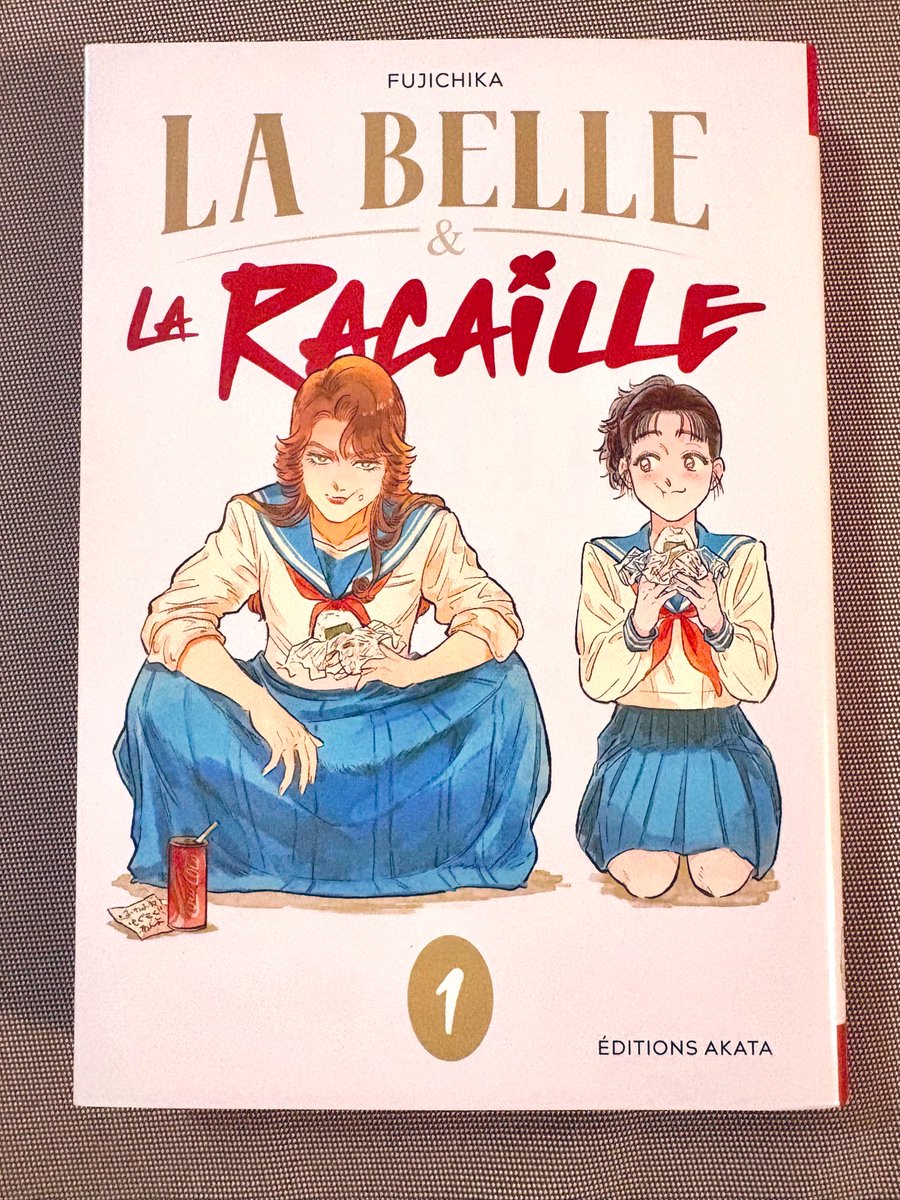 『スケバンと転校生』一巻フランス語版を献本いただきました!翻訳版を拝見するたびに「すごい…〇〇語になってる…‼️」と毎回新鮮で嬉しい気持ちになります。ありがとうございます!!🙇‍♀️ 