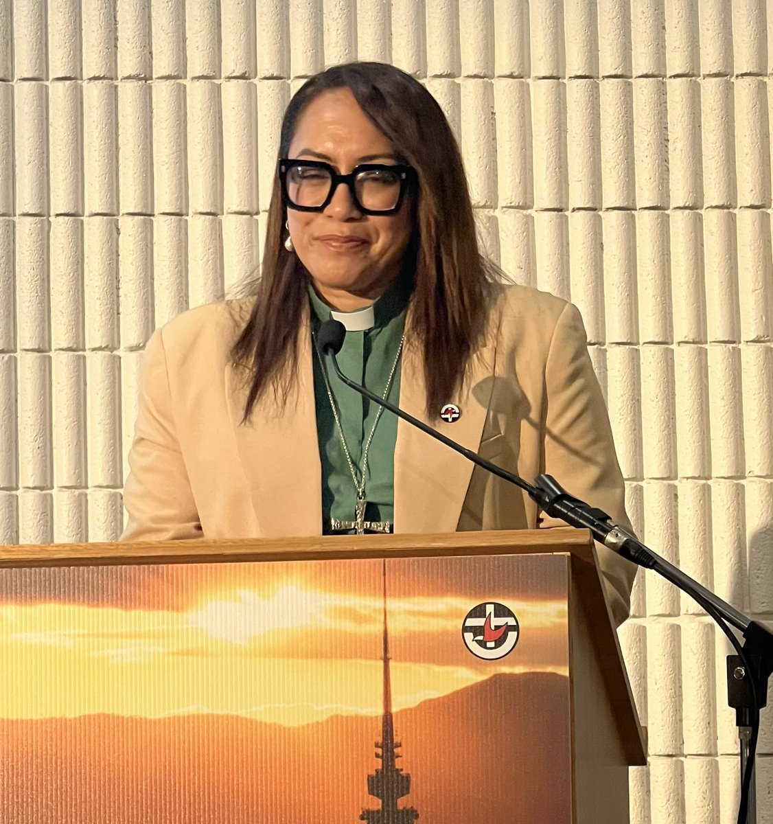 ChurchUniting's tweet photo. President of the Assembly and Patron of the History Society, the Rev Charissa Suli brings a greeting to the National History Conference. https://t.co/2fT24RzEPZ
