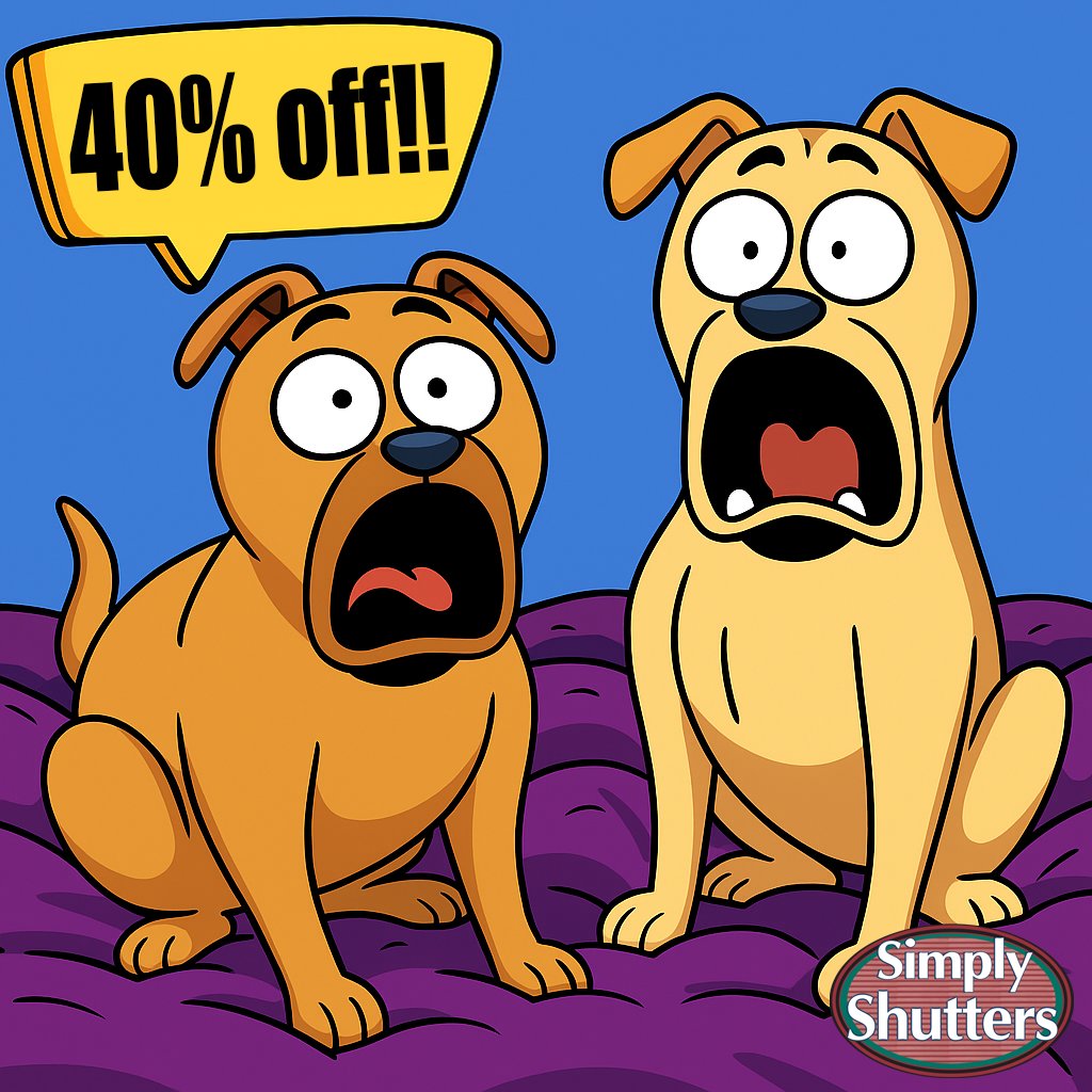 🚨Almost Ready to Hang White louvre doors are now 40% off🚨

So good even Lulu Louvre and Dave Doors can't believe it 🐾

Get yours online:
🌐simplyshutters.co.uk/shop/interior-…

#louvredoors #simplyshutters #40percentoff #offers #whitelouvredoors #whitedoors #allstockmustgo #GetYoursToday