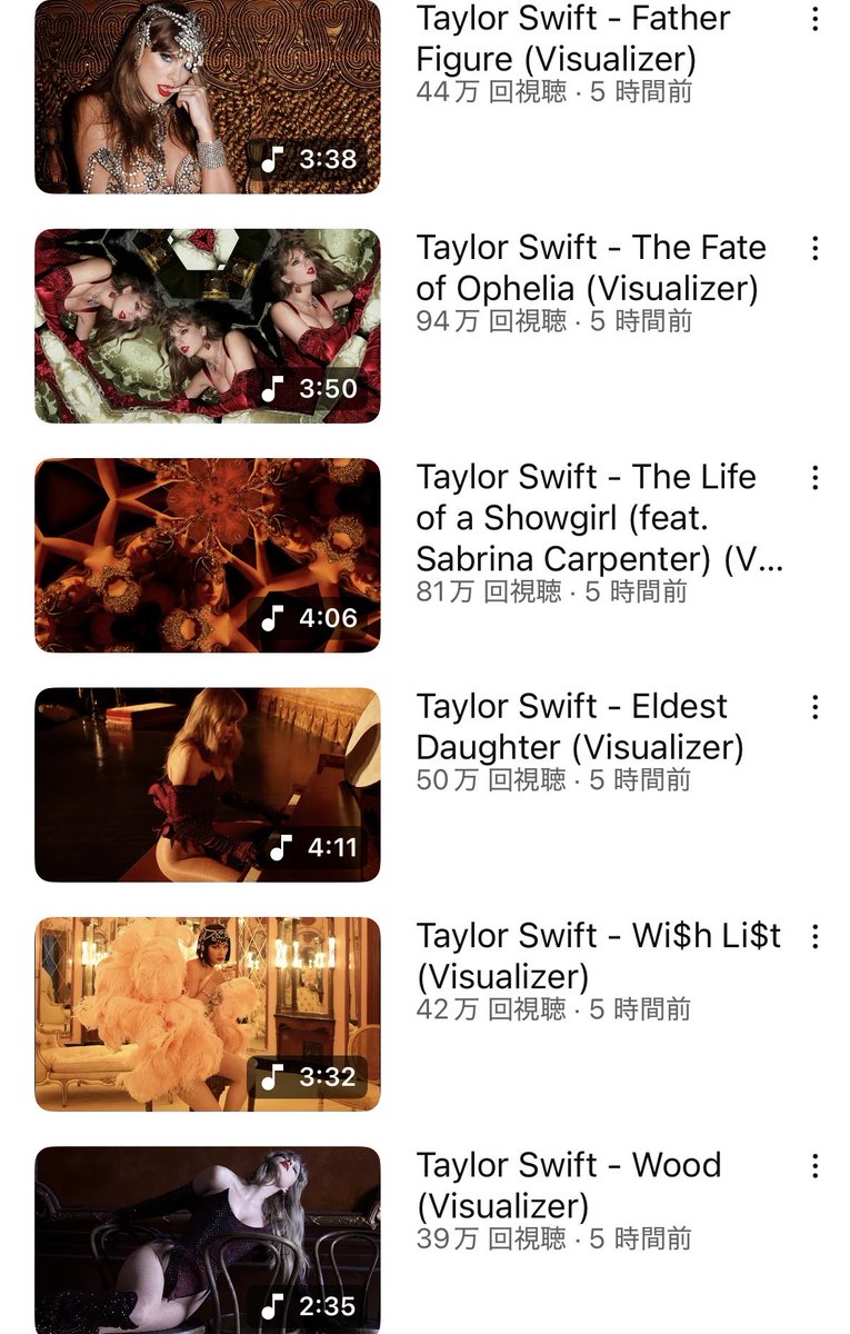 TSwiftNewsJP's tweet photo. #テイラー・スウィフト
最新アルバム『The Life of a Showgirl』全曲の Visualizer がYouTube公式チャンネルにて公開中🎬💫

アルバムの世界観を映像でもぜひ体感してください。

🔗: https://t.co/D3yHOol4pX https://t.co/azYQIAvveN