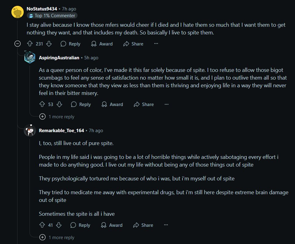 Puppy1243684's tweet image. #leftists on #Reddit discuss #ReasonsToLive 
reddit.com/r/comics/comme…