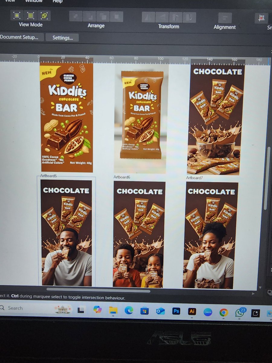 Fizzy_graphics_'s tweet image. Designed a playful chocolate bar concept called Kiddies Bar. Fun, bright, and made to appeal to kids and parents alike.
#PackagingDesign

#ChocolateDesign

#FoodBranding

#GraphicDesign

#DesignConcept