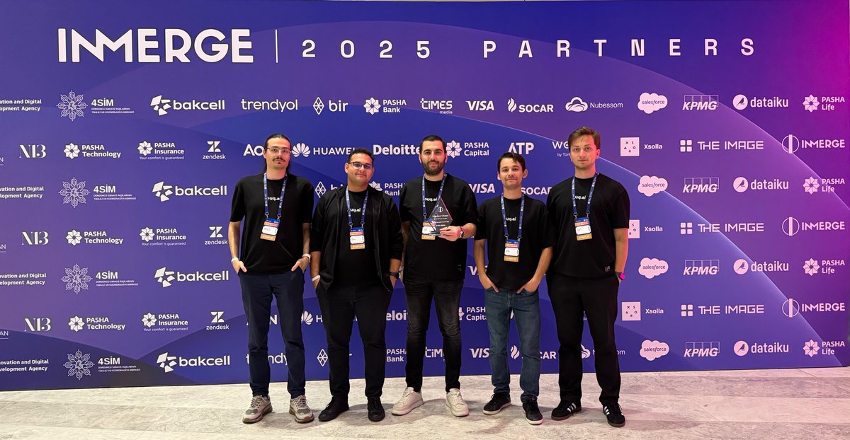xontechnology's tweet photo. XON'un yeni ürünü https://t.co/OjeOotQLTk ile, ICTWEEK Uzbekistan, Startup &amp; Venture Summit, Web Summit Spotlight Uzbekistan ve Bakü INMerge Innovation Summit’te yer aldık.

INMerge kapsamında verilen Founder’s Choice ödülüne layık görülmekten büyük onur duyuyoruz. https://t.co/FvaTgRORow