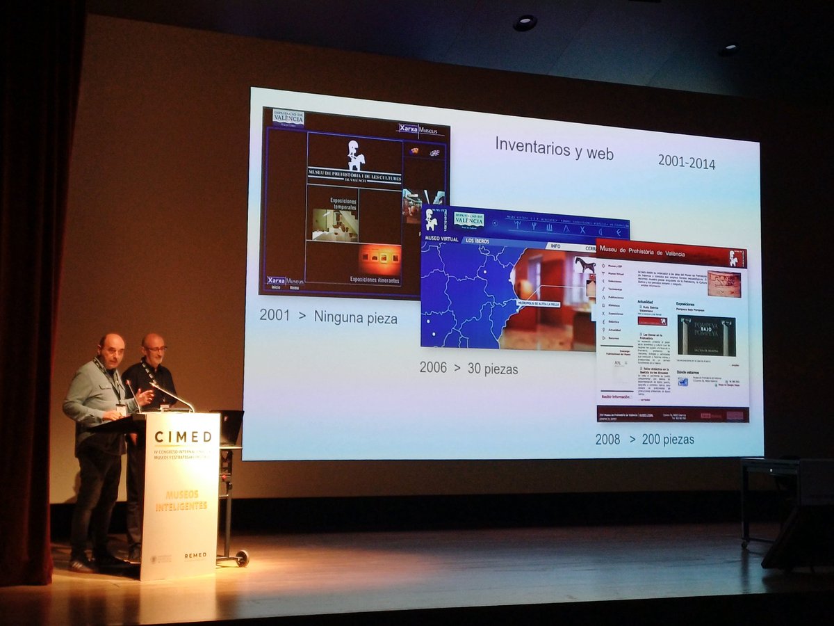 Charla La gestión #digital en el #museuprehistoriaValència. #Patrimonio, #colecciones en abierto e #InteligenciaArtificia. Por Alejandro Peña, Manuel Gozalbes, Angel Sánchez v Juan Francisco Onielfa #CIMED25 #REMED #Tecnologías #innovación #museos #TransformacionDigital