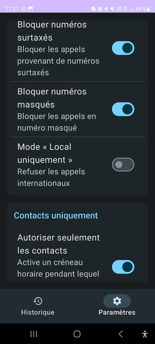 DJulien22's tweet photo. @Centho9 J'ai très peu d'endroits où aller. Est-ce qu'il y a un endroit dans l'appli où on peut ajouter un numéro autorisé ? (son opérateur est Sosh réellement, pas Free) https://t.co/ifFmFkTmb5