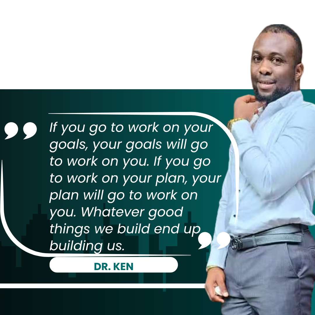 dopaken3's tweet photo. If you go to work on your goals, your goals will go to work on you. If you go to work on your plan, your plan will go to work on you. Whatever good things we build end up building us. https://t.co/gQpSt79Xy8