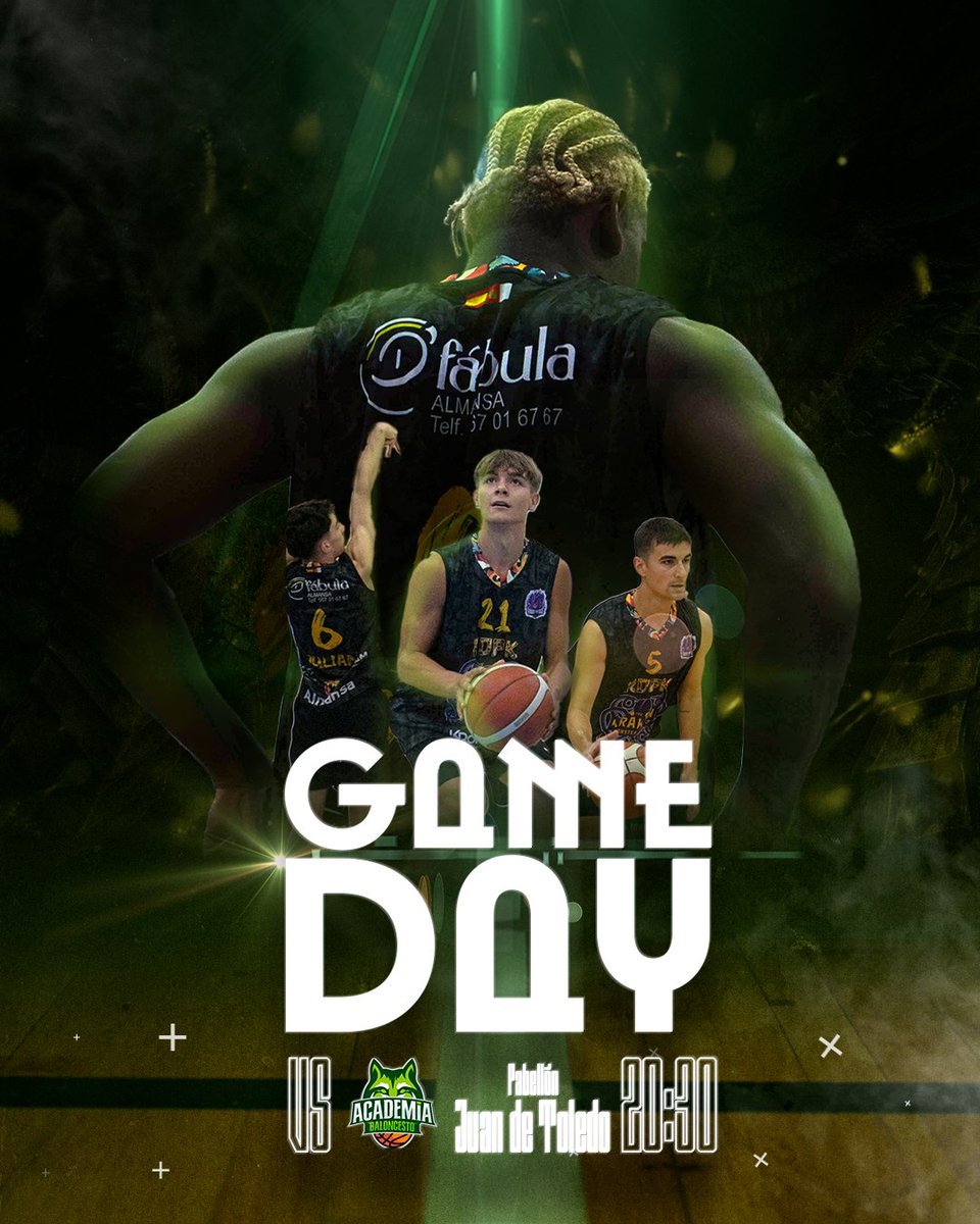 ¡GAME DAY! 🏀
⏰ Hoy · 20:30 h
🏠 Pabellón Juan de Toledo (Albacete)
🆚 <a href="/LaAcademiaAB/">Academia Baloncesto Albacete</a> 
🐉 ¡Vamos con todo!

 #lafuriadeldragón #radopakolo