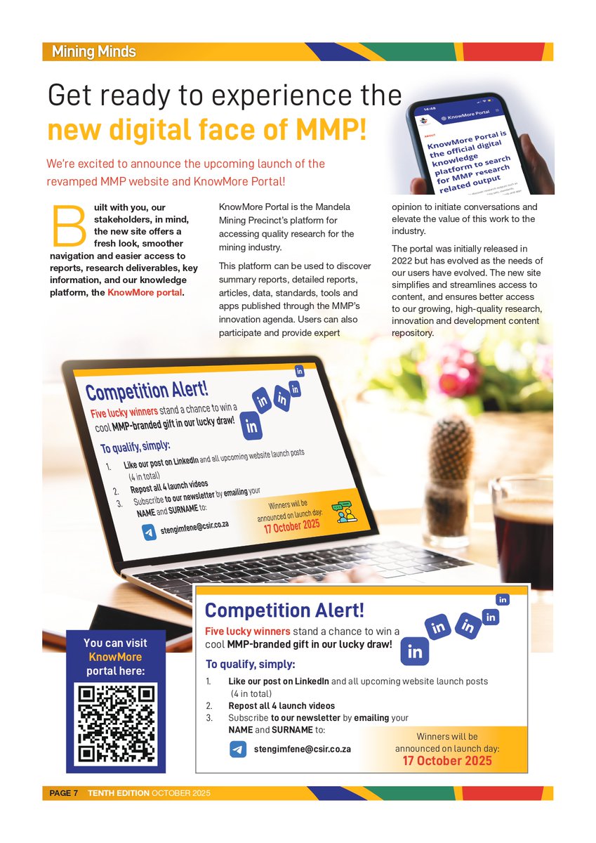 Building Bridges, Breaking Boundaries!

The latest MMP Newsletter highlights a transformative period marked by operational modernization, new collaborations, the launch of a revamped website and much more.

You can download the newsletter here: lnkd.in/d8AmcVfV