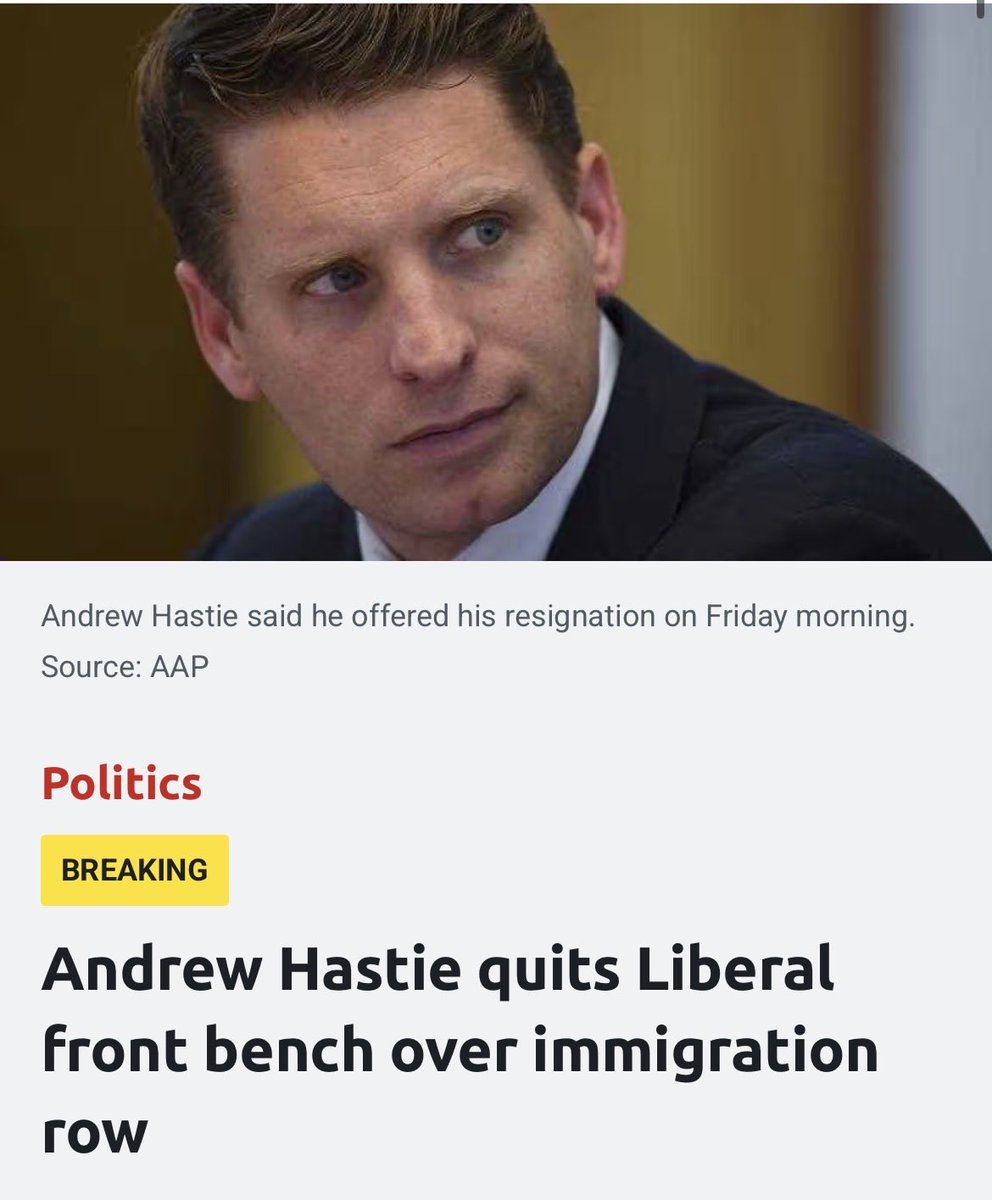 Liberal strategy update: still denying science, still bashing foreigners.