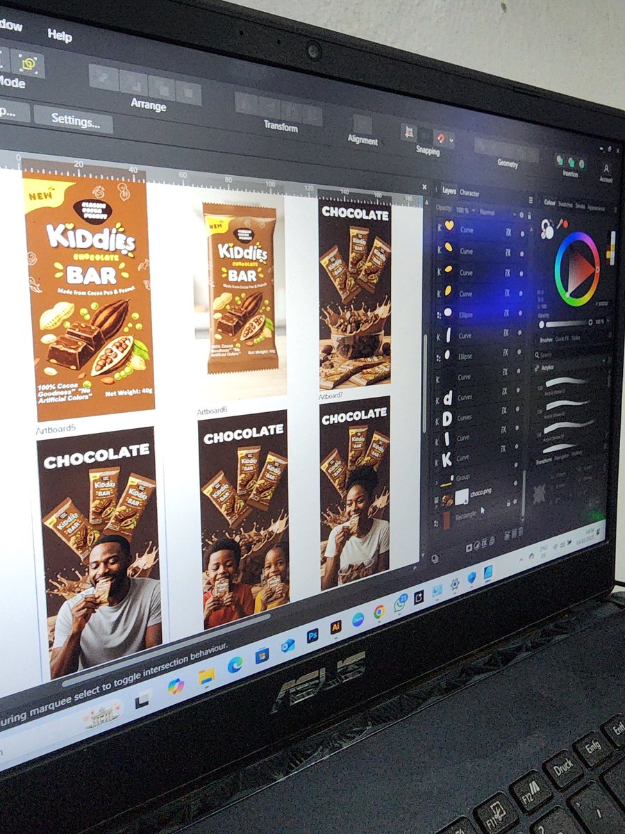 Fizzy_graphics_'s tweet image. Designed a playful chocolate bar concept called Kiddies Bar. Fun, bright, and made to appeal to kids and parents alike.
#PackagingDesign

#ChocolateDesign

#FoodBranding

#GraphicDesign

#DesignConcept