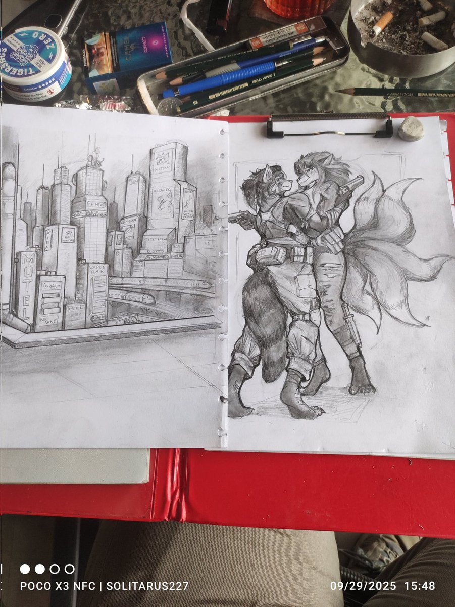 Wanna share a bit of artwork commissioned, thanks to Red Panda Standing By on Discord for his support in helping me grow as an artist and fund a new drawing tablet and reparation for my laptop!

Never the less here it is and the progresses
#furry #artwork #commission