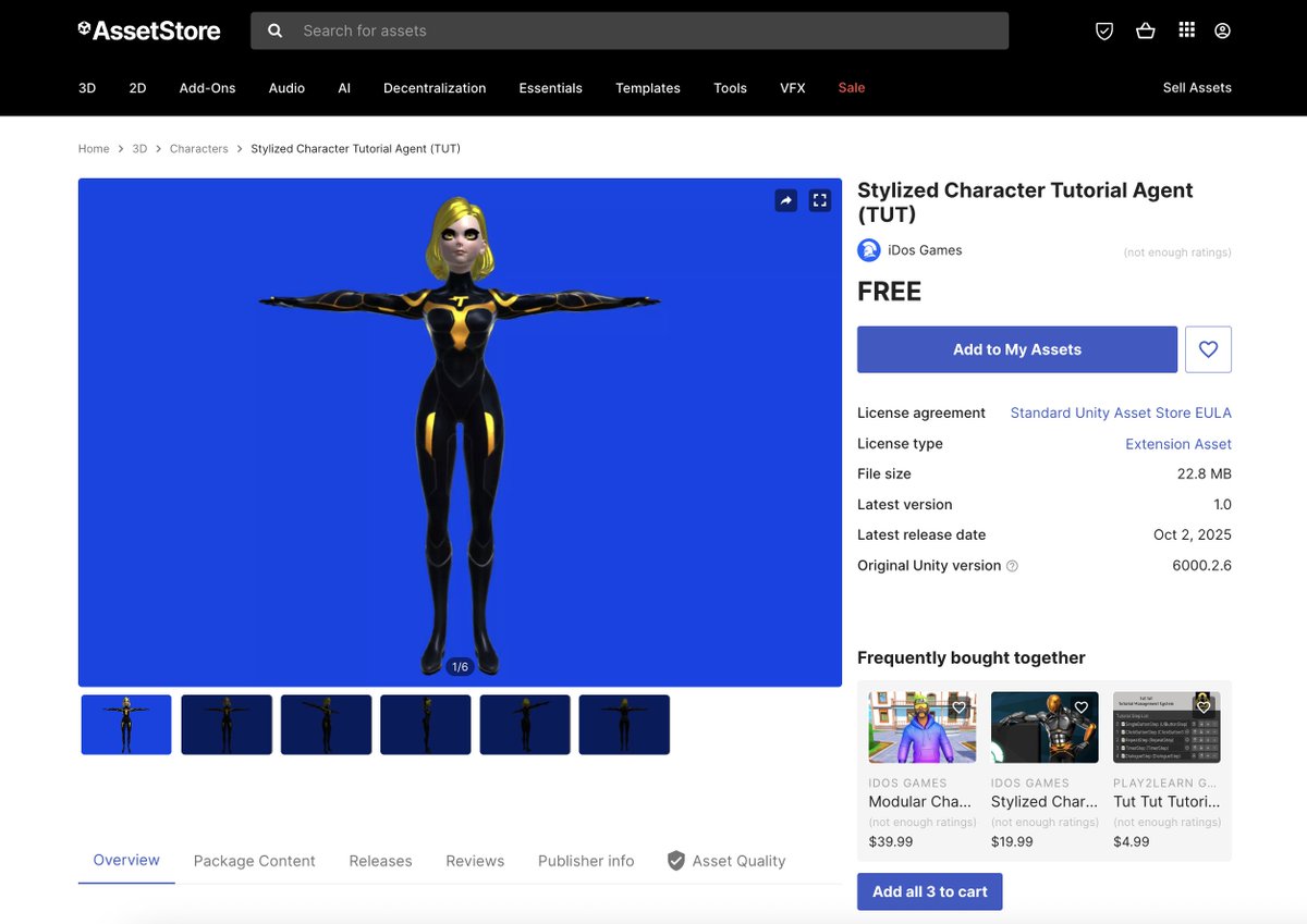 YerasylAmanbek's tweet image. GM, Tutorial Agent TUT is now available on Unity Asset Store for game developer to integrate:
assetstore.unity.com/packages/3d/ch…
