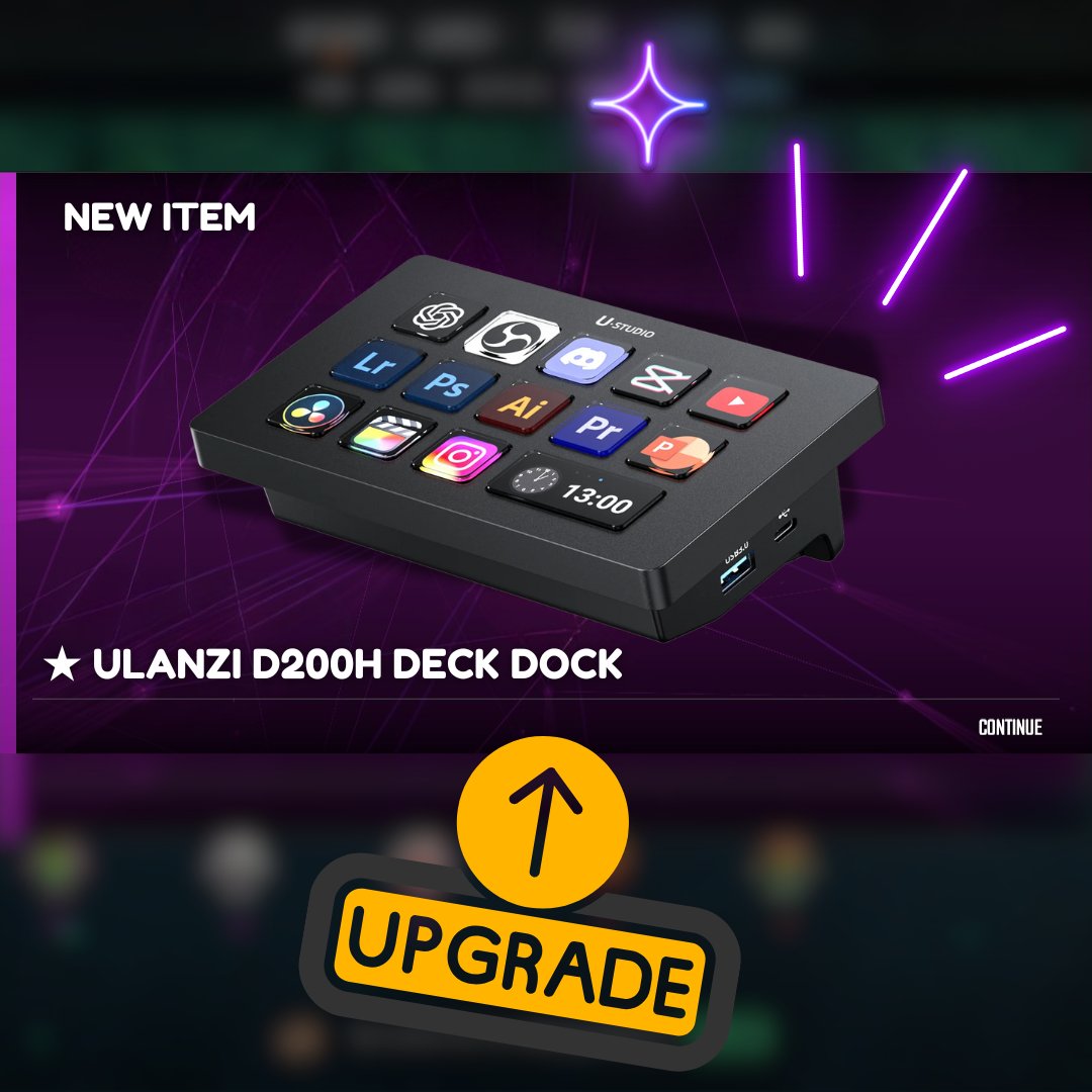 Matt Fozzii (@fozziifps) on Twitter photo Huge thanks to <a href="/ulanzi_official/">Ulanzi_Official</a> for hooking me up with the D200H Deck Dock🙌
It’s been an instant upgrade to my setup and exactly what I’ve been looking for to make streaming smoother.
One-click controls, plug-and-play, and a built-in hub are such a game changer 🎮🎥#ad
Check Huge thanks to <a href="/ulanzi_official/">Ulanzi_Official</a> for hooking me up with the D200H Deck Dock🙌
It’s been an instant upgrade to my setup and exactly what I’ve been looking for to make streaming smoother.
One-click controls, plug-and-play, and a built-in hub are such a game changer 🎮🎥#ad
Check