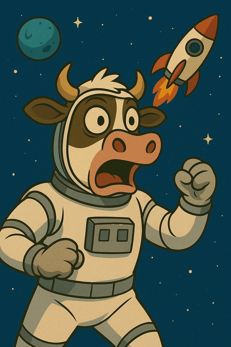 blixcryptofx's tweet image. All done I hope am selected please thank you @MooMooHub
This is my entry @MooMooHub
#NFTContest #CowsGoneMad #CryptoArt #NFTCommunity