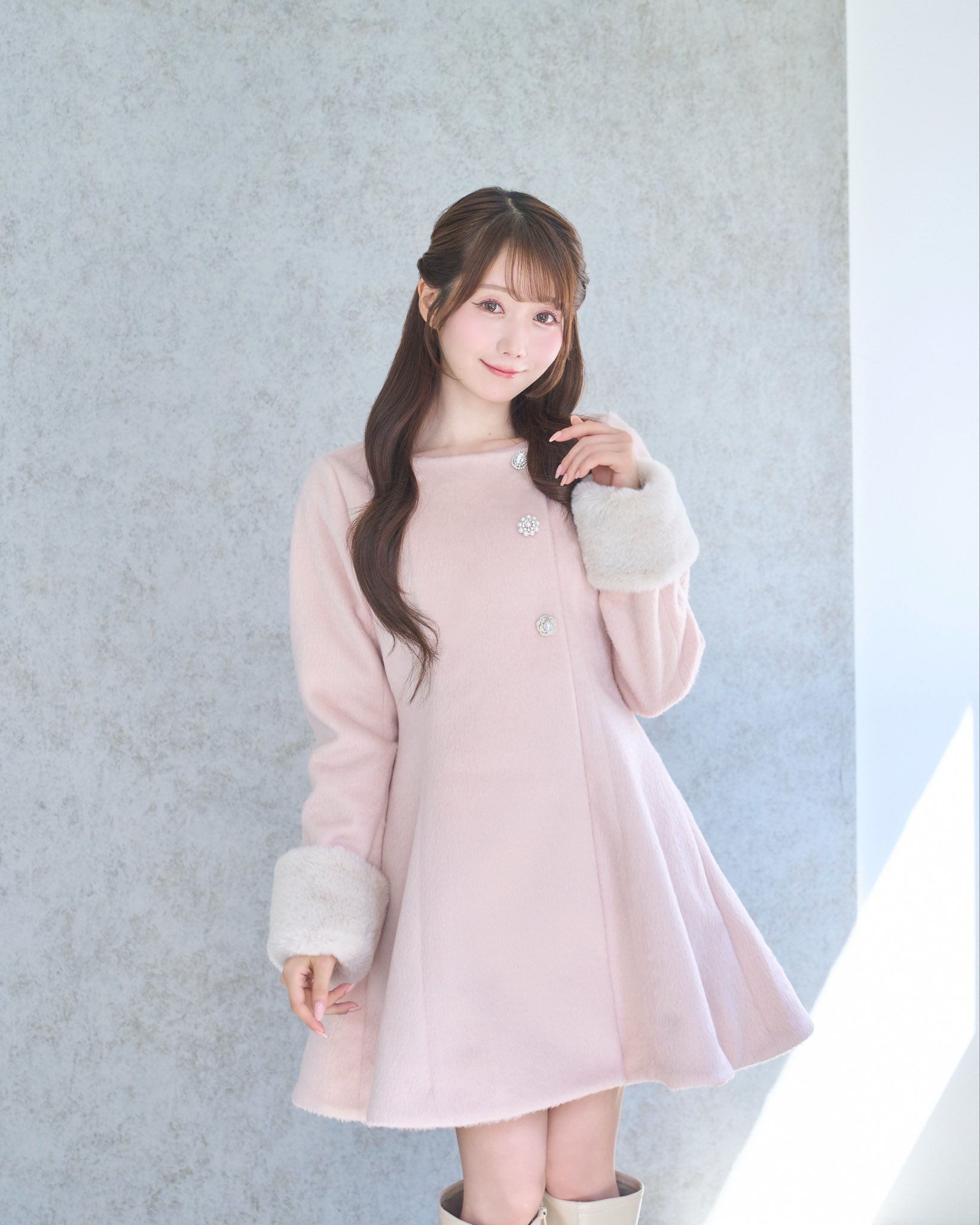 ロゼミューズ コート tippet muffler set coat 大谷映美里 Rosé Muse 2023 spring web catalogue – BUNNY APARTMENT