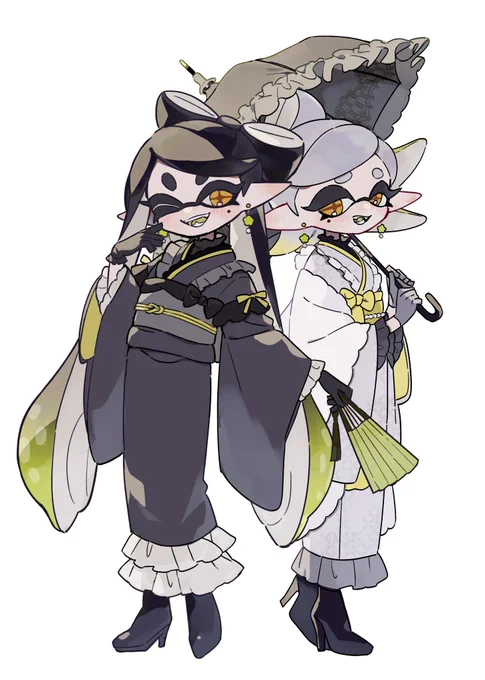 和装シオカラーズ描きましたー!