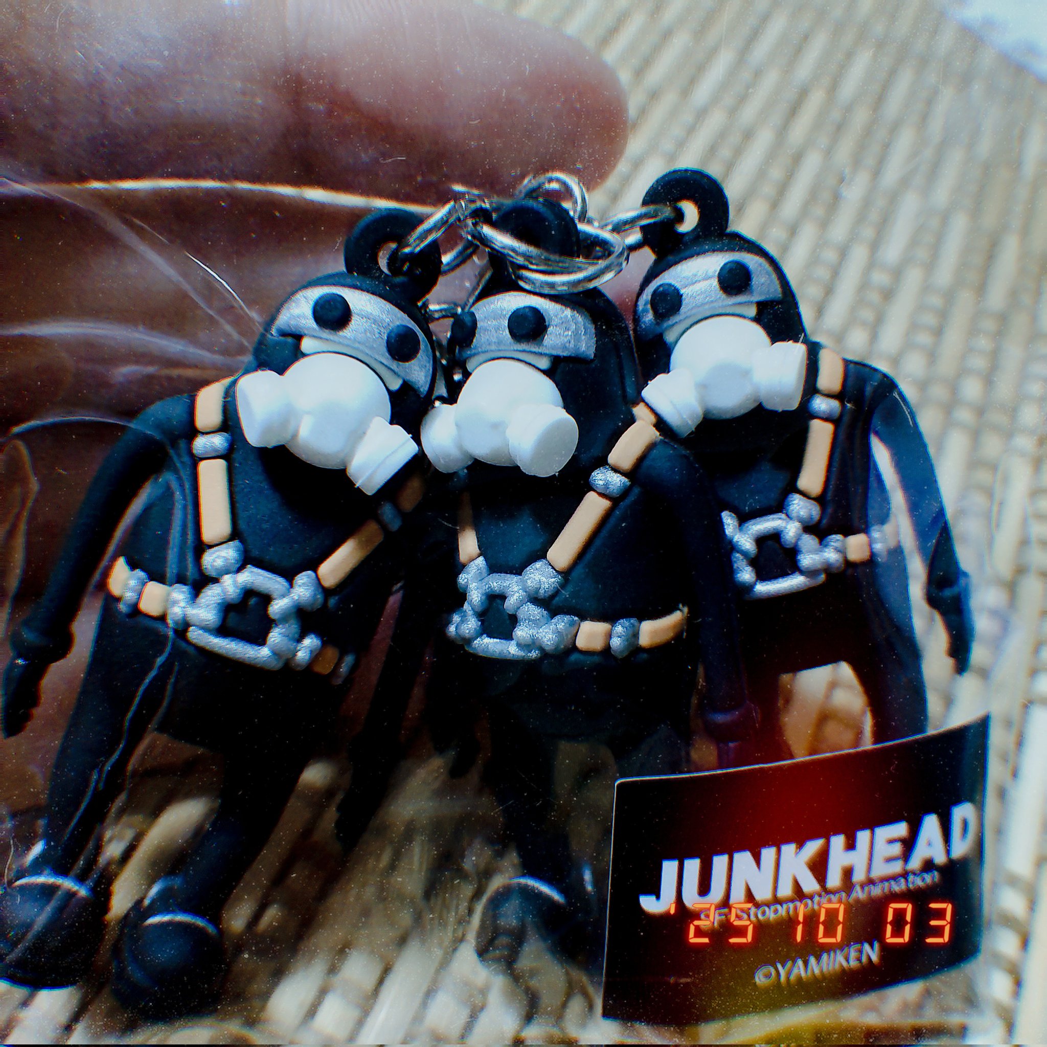 映画 JUNK HEAD 3バカちゃん ラバーキーホルダー ☆「JUNK HEAD」3バカちゃんラバーキーホルダー☆ | YAMIKENstore
