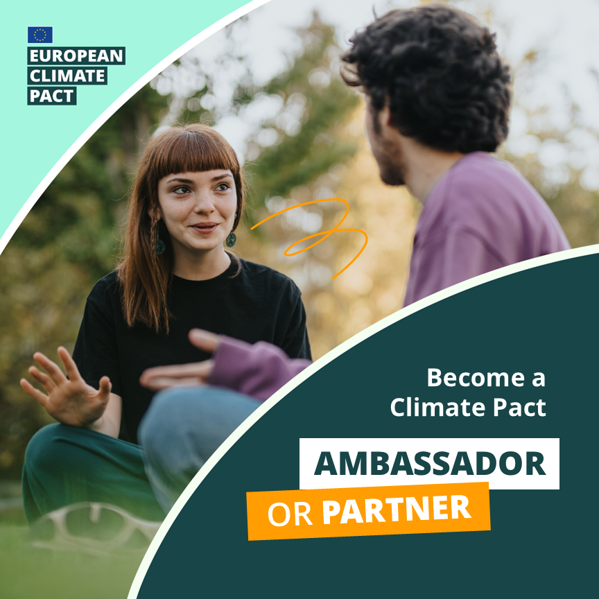 📢 Attention! Apply to become an #EUClimatePact Ambassador or Partner.

🌍Bring local climate action stories to the 🇪🇺 stage, create connections, and inspire your community to get involved.

👉Apply by 15 October: climate-pact.europa.eu/get-involved/j… 

#MyWorldOurPlanet <a href="/EUClimateAction/">EU Climate Action</a>