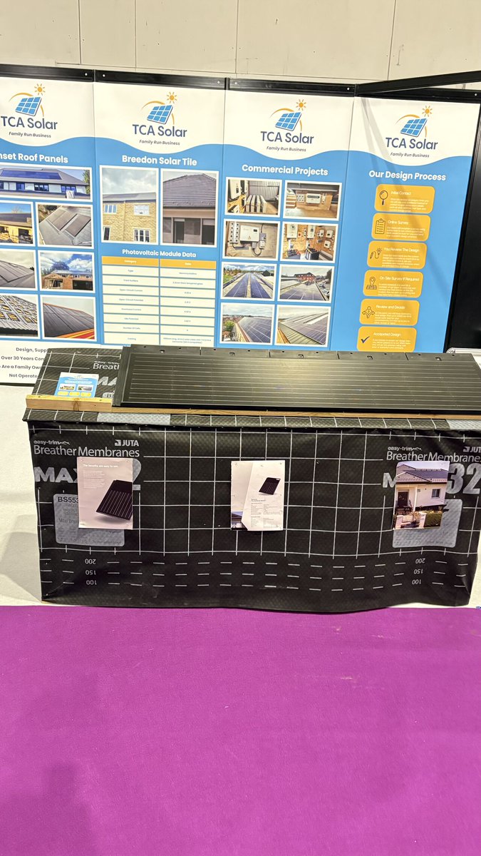breedongroup's tweet photo. We’re at #GrandDesignsLive at the NEC!
You’ll find our team on stand A40 along with TCA Solar, where we’ll be showcasing the latest in roof tiles and our cutting-edge solar roof tile, Generon.
See you there! ⬇️ https://t.co/XDWuZZvY1t
#homebuilding #Generon #Solar #RoofTiles https://t.co/N34Gg1cUFv