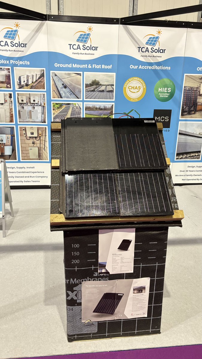 breedongroup's tweet photo. We’re at #GrandDesignsLive at the NEC!
You’ll find our team on stand A40 along with TCA Solar, where we’ll be showcasing the latest in roof tiles and our cutting-edge solar roof tile, Generon.
See you there! ⬇️ https://t.co/XDWuZZvY1t
#homebuilding #Generon #Solar #RoofTiles https://t.co/N34Gg1cUFv