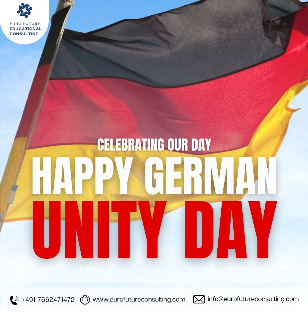 Eurofutureec's tweet image. 🇩🇪✨ Happy Germany Unity Day!
Celebrating freedom, unity, and togetherness that shaped a stronger nation. 🕊️❤️
#GermanyUnityDay
