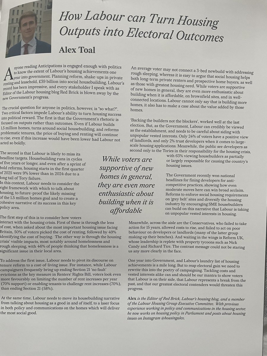 Thank you to <a href="/youngfabians/">Young Fabians</a> for publishing my piece on how Labour can make hay of its housing achievements. 

We need to learn from overseas and focus directly on addressing costs when we talk about housing, as well as directly taking on vested interests.