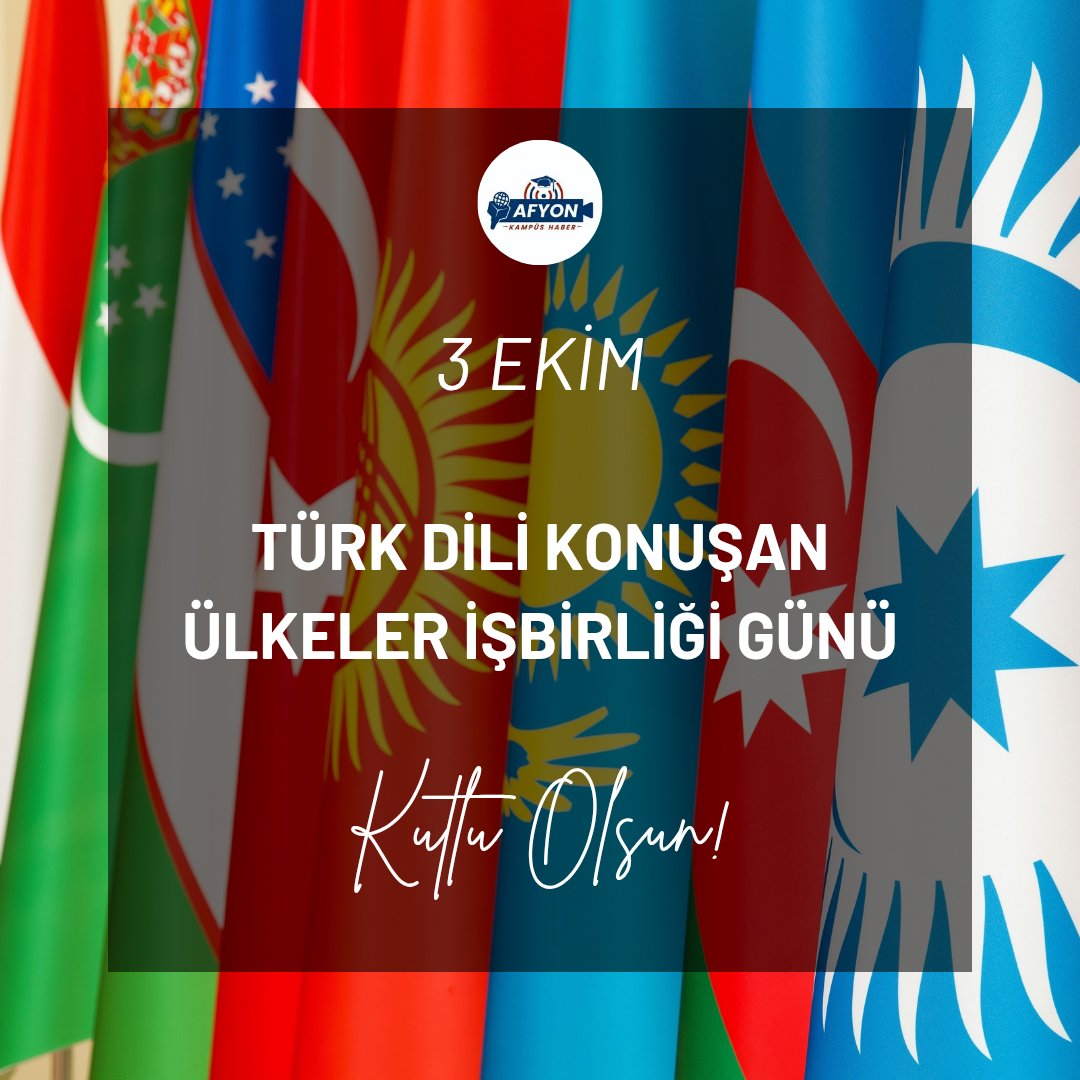 🇹🇷Türk Devletleri Teşkilatı'nın (TDT) kuruluşunun 16. yıl dönümünü ve 3 Ekim Türk Devletleri İşbirliği Günü'nü kutluyoruz!

#TürkDiliKonuşanÜlkelerİşbirliğiGünü #Türk #3Ekim #TDT