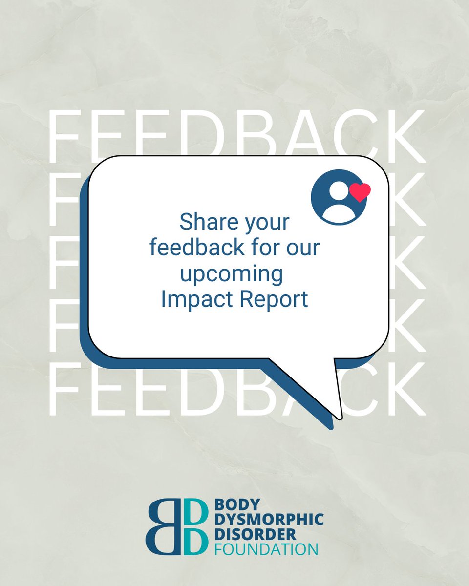 We’d love to know the impact the BDD Foundation has had on you… big or small!

We’re creating our next Impact Report and would love to include voices from our community. 

📝Share here: forms.office.com/e/zE2pB4zLvF