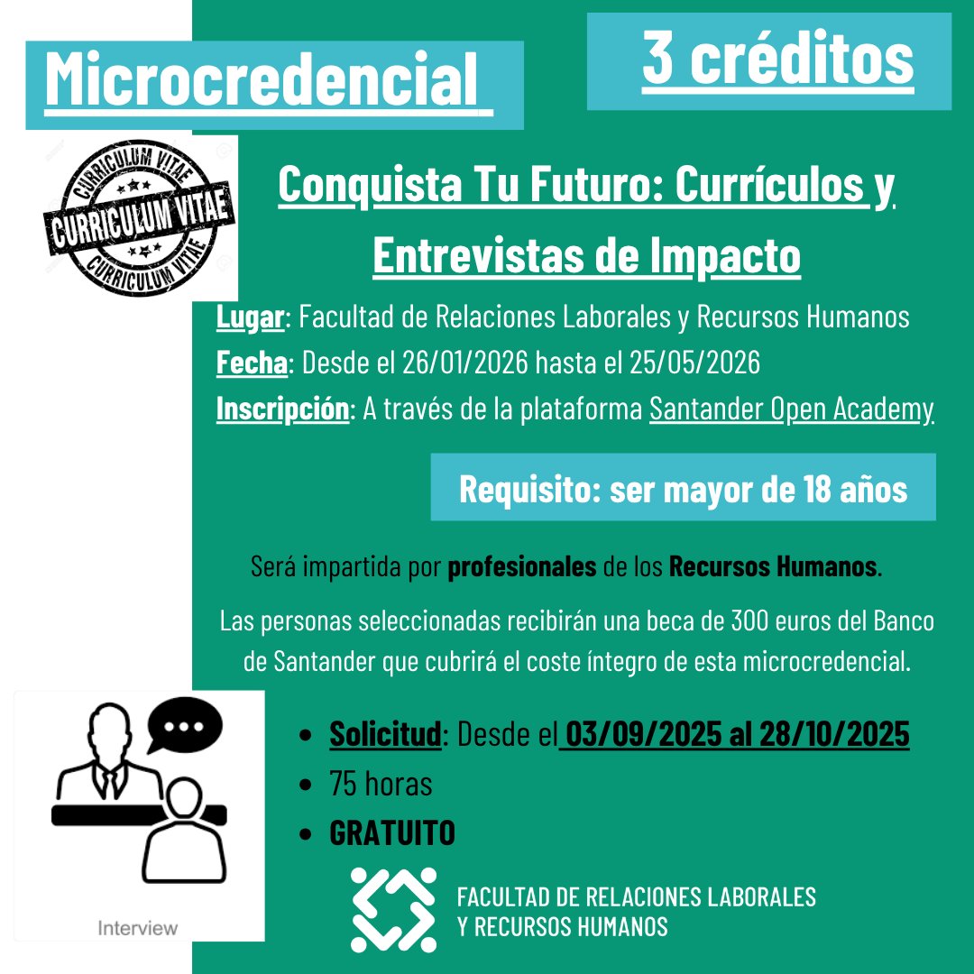 Fac. Relaciones Laborales y Recursos Humanos tweet media