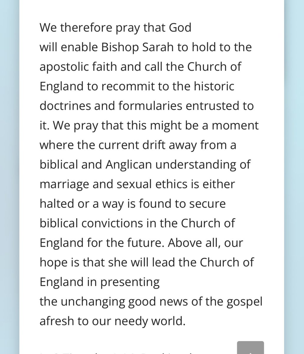 The Church of England Evangelical Council (CEEC) joins Anglicans across the world in praying for Bishop Sarah Mullally on the announcement that she is to be the next Archbishop of Canterbury: ceec.info/church-of-engl…