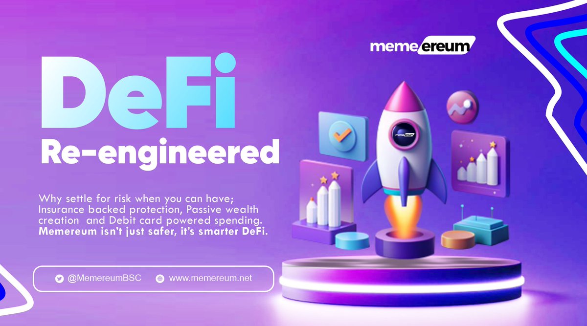 Meet <a href="/MemereumBSC/">Memereum ($MEME)</a>,  the first-ever insurance coin!

Blending meme culture with real DeFi protection, $MEME secures users against loopholes while building lasting value.

🔥 Catch it now on <a href="/CoinstoreExc/">Coinstore</a> Launchpad!

Sign up 👇
 h5.coinstore.vip/h5/signup?invi…

#Memereum #DeFi #Coinstore