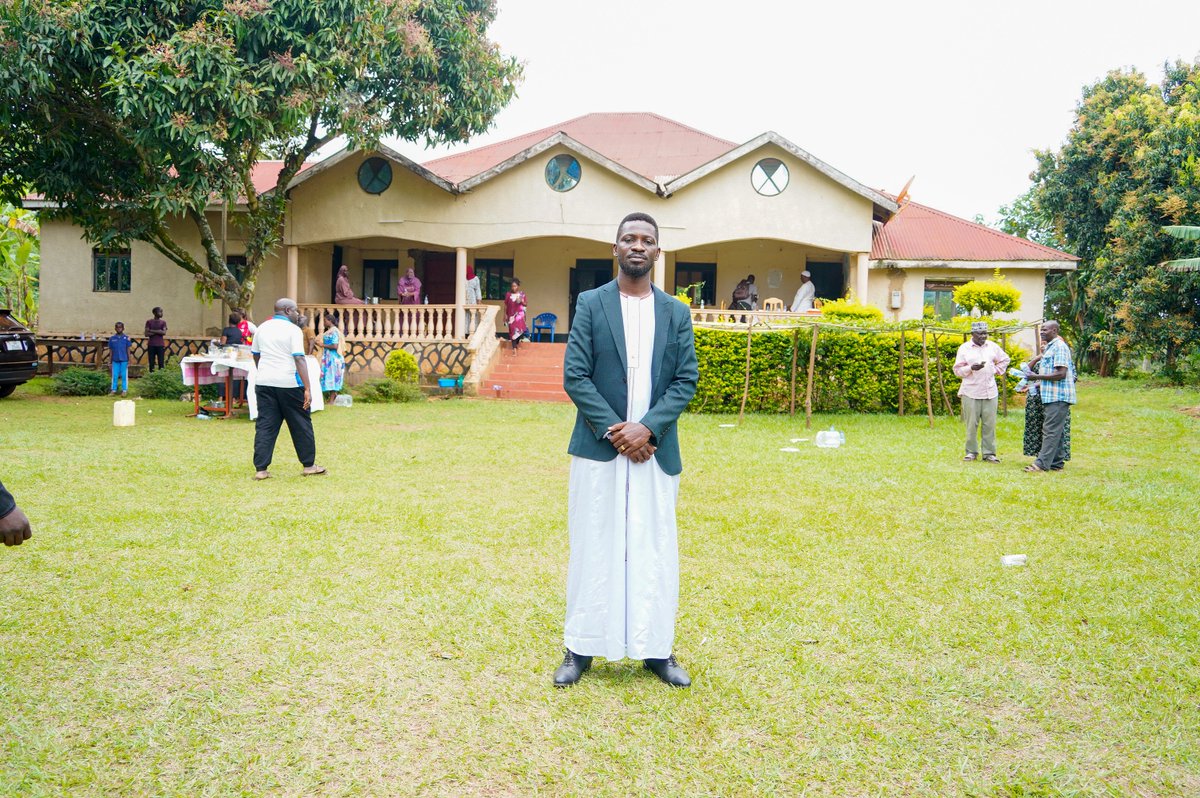 HEBobiwine's tweet photo. It has been an honour this morning to visit my family and relatives in Busoga at the homestead of the late Salim Bwagu at Kasolo village in Bulamagi Sub-County, Iganga District. Bwagu was a son of my great-grandfather, Kayiira Ssentamu, who served as Katikkiro and the first Kamala Byonna of Buganda Kingdom during the reigns of Kabaka Ssuuna and Kabaka Muteesa I.

The history of my family’s heritage in Busoga is traced back to around the 1880s when, while serving as Katikkiro, Kayiira visited Prince Luba, then Saza Chief of Bunya Chiefdom (one of the eleven chiefdoms of Busoga Kingdom, in present-day Mayuge district). 

During this visit, Kayiira and Luba sealed a covenant (batta omukago) and as a symbol of this alliance, Kayiira was given a young Bunya princess to marry, and a square mile of land at Buwolya in Buwaya Sub-County – Now you know why they call me 'Ngobi' (omwana wa bambejja/bambedha).

From the union of Kayiira and the Bunya princess was born Salim Bwagu, who later settled at Kasolo village in Bulamagi. The house in which Bwogi lived; the one in these photos; was built in 1905. It still stands today as a living monument to our shared heritage. Proud Muganda-Proud Musoga!