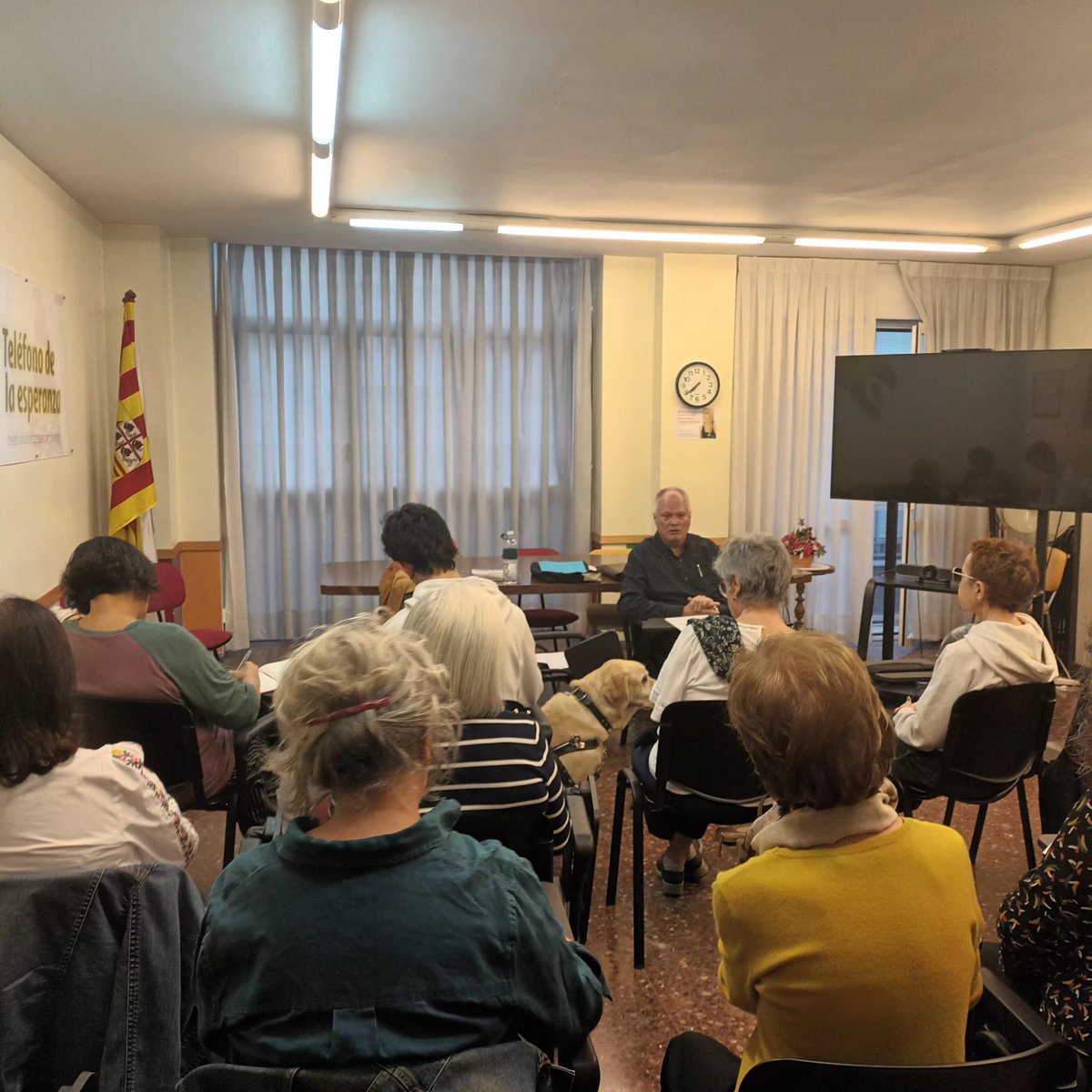 Participantes en los cursos de Bienestar emocional que imparte el Telefono Esperanza Aragon