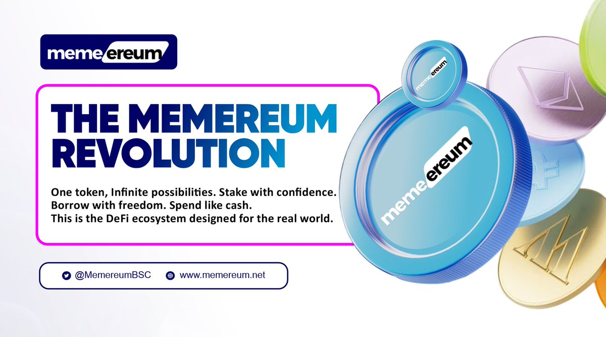 Why just hold when you can earn?
<a href="/MemereumBSC/">Memereum ($MEME)</a> turns HODLing into passive income with insured Launchpad and DEX staking pools. 

Level up your game with $MEME on <a href="/CoinstoreExc/">Coinstore</a>.

Sign up here👇

h5.coinstore.vip/h5/signup?invi…

#Memereum #Staking #Coinstore