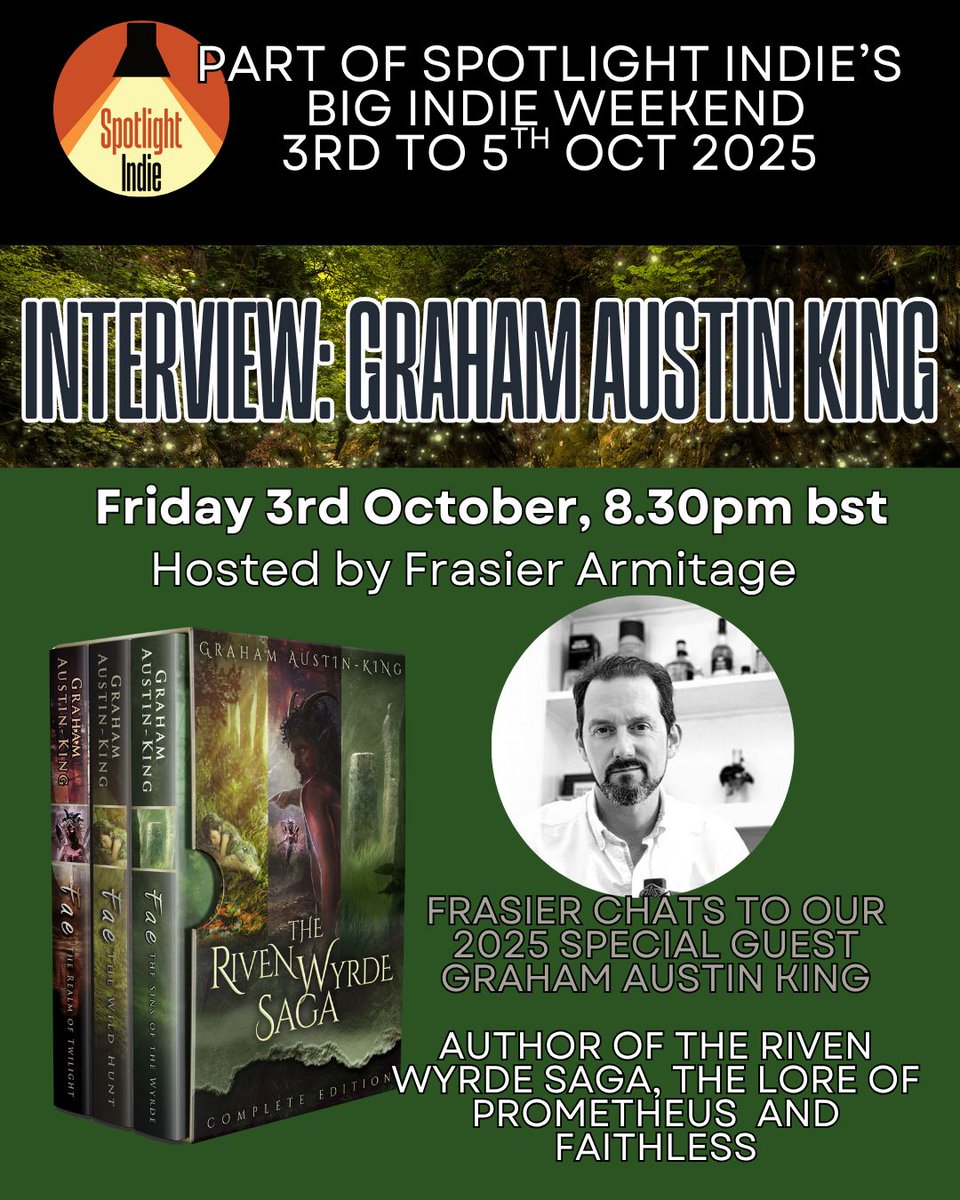 Want to know what's coming up today? ⬇️ 
1pm BST: Predicting the Future
3pm BST: War, Wounds and Battlescenes
6pm BST: Realm Raiders
7pm: No Such Thing as a Stupid Question 
8.30pm BST: Interview: Graham Austin King
9.00pm BST: Live Launch Party: Phil Parker