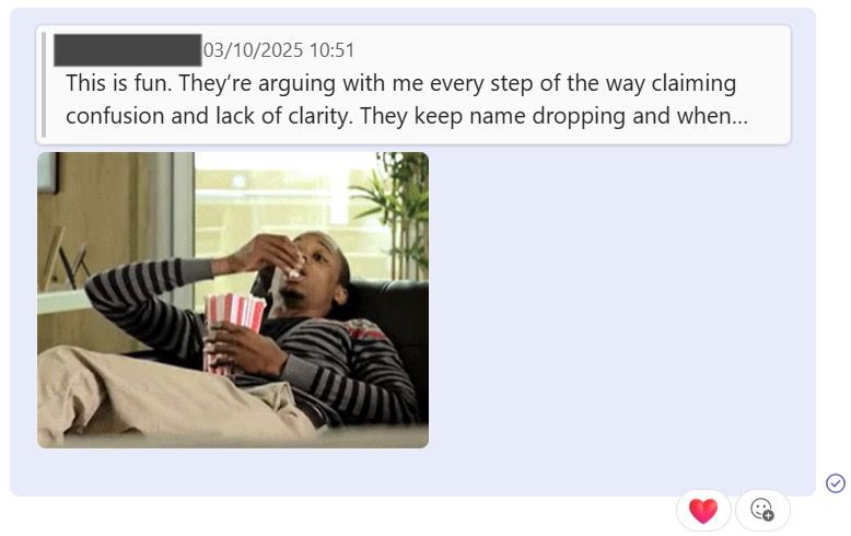 LluviaaSuave's tweet photo. My contribution on Teams is ensuring I’m gifmaxxing https://t.co/q6jeXsxZr8