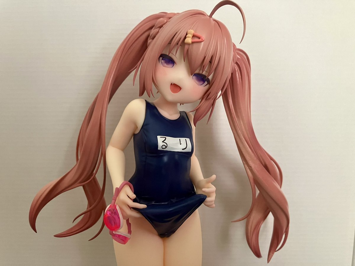 ぴよ寺むちゃ「るりちゃん」すくみずきゅっver. 1/5 完成品フィギュア